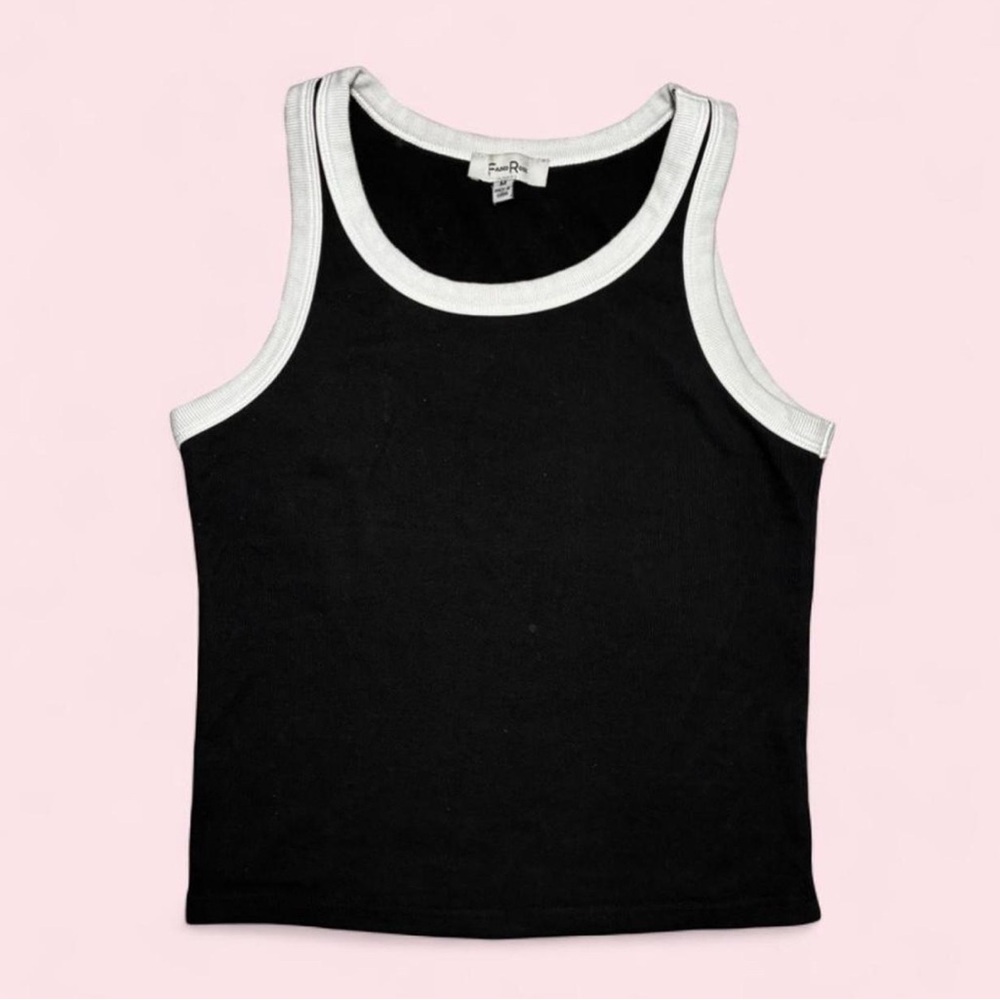 Black and White Tank Top